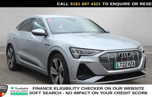 Used 2022 SILVER AUDI E-TRON for sale in Manchester