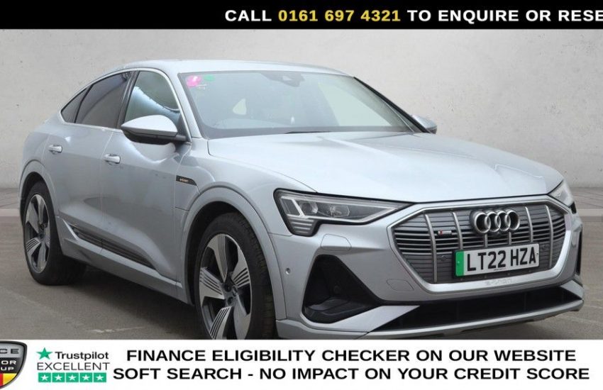 Used 2022 SILVER AUDI E-TRON for sale in Manchester