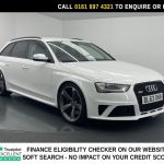 Used 2014 WHITE AUDI RS4 AVANT for sale in Manchester