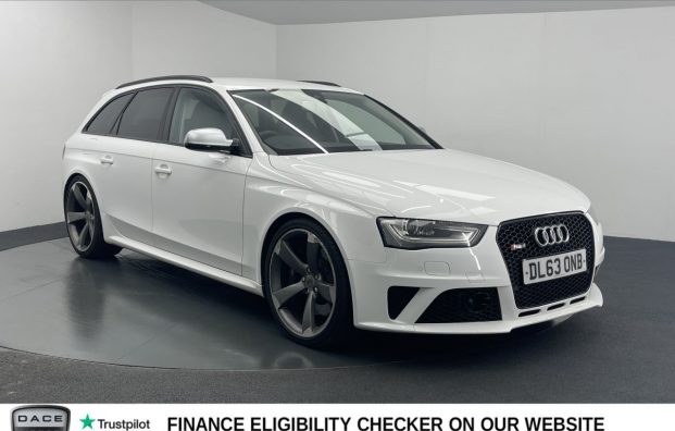 Used 2014 WHITE AUDI RS4 AVANT for sale in Manchester