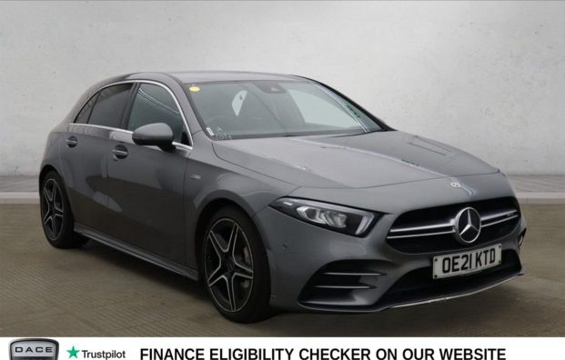 Used 2021 GREY MERCEDES-BENZ A-CLASS for sale in Manchester