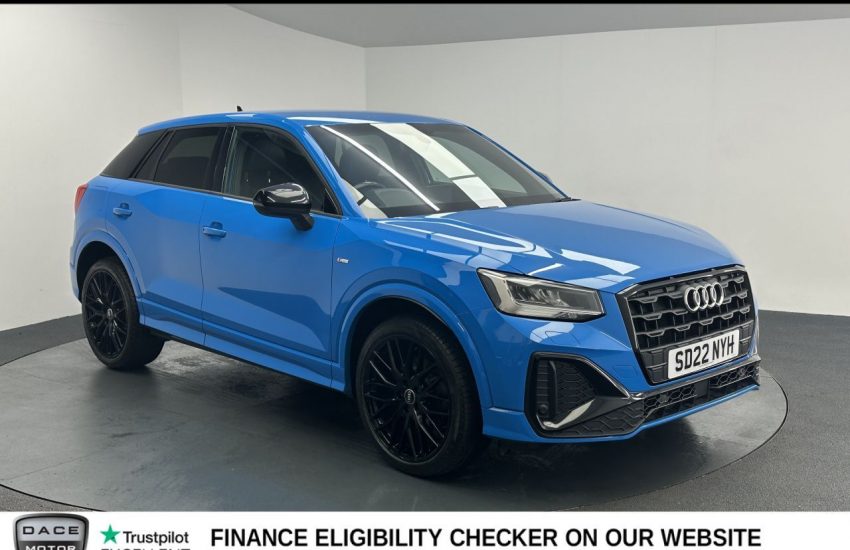 Used 2022 BLUE AUDI Q2 for sale in Manchester