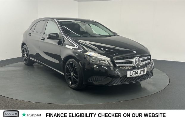 Used 2014 BLACK MERCEDES-BENZ A-CLASS for sale in Manchester