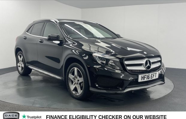 Used 2016 BLACK MERCEDES-BENZ GLA for sale in Manchester