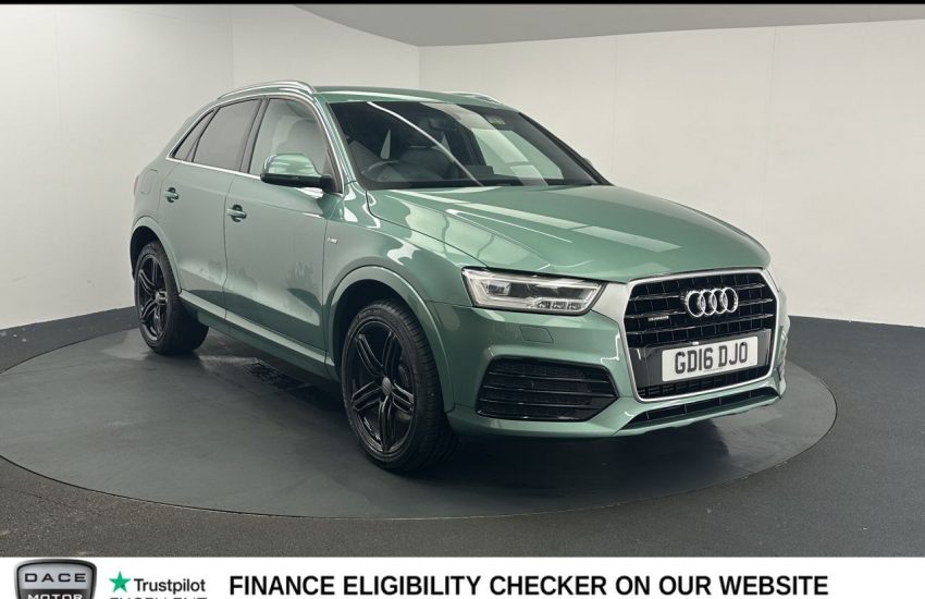 Used 2016 GREEN AUDI Q3 for sale in Manchester