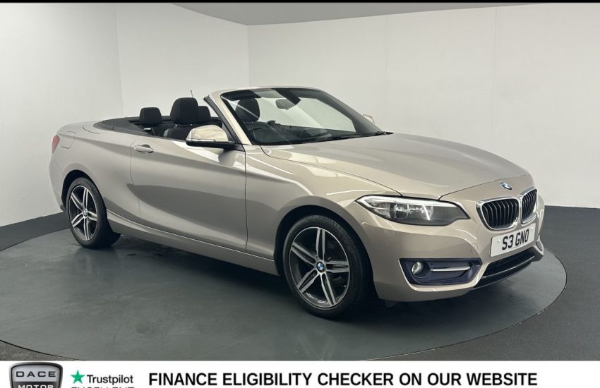 Used 2016 SILVER BMW 2 SERIES for sale in Manchester