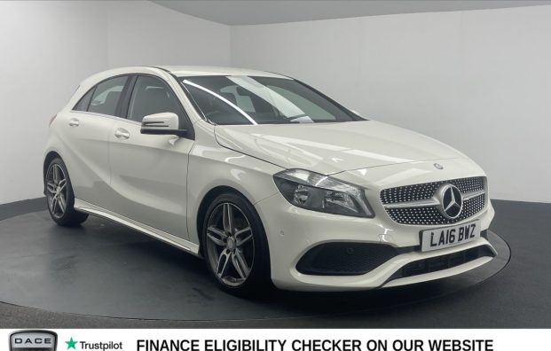 Used 2016 WHITE MERCEDES-BENZ A-CLASS for sale in Manchester