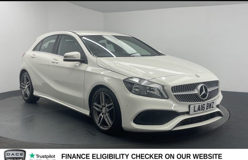 Used 2016 WHITE MERCEDES-BENZ A-CLASS for sale in Manchester