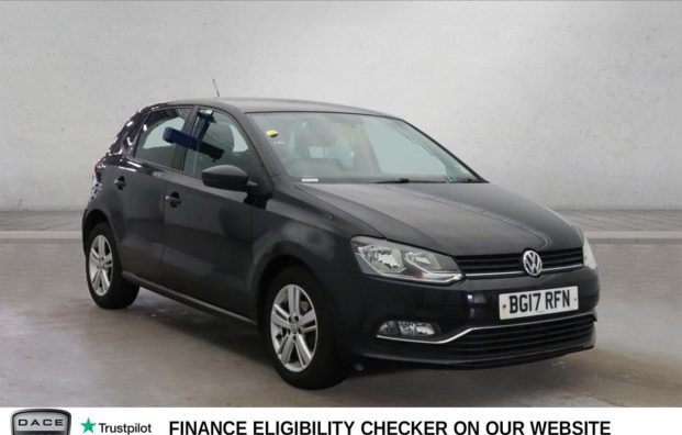 Used 2017 BLACK VOLKSWAGEN POLO for sale in Manchester