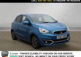 Used 2017 BLUE MITSUBISHI MIRAGE for sale in Manchester