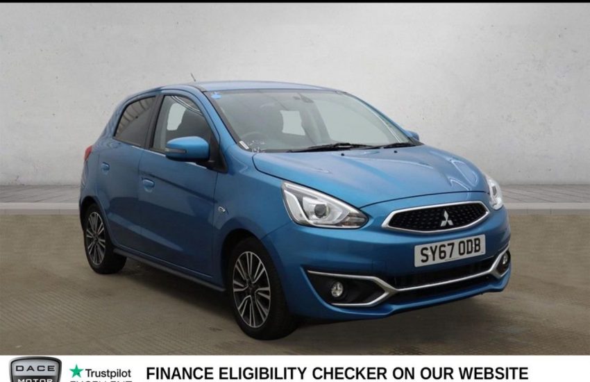 Used 2017 BLUE MITSUBISHI MIRAGE for sale in Manchester