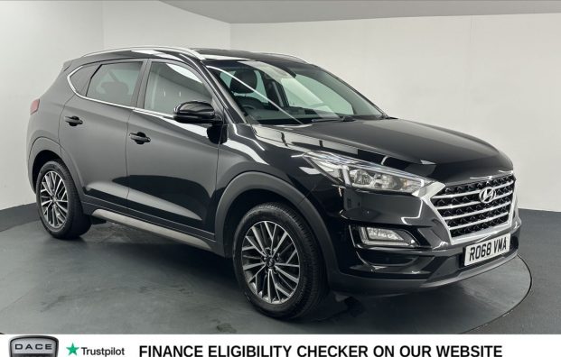 Used 2018 BLACK HYUNDAI TUCSON for sale in Manchester
