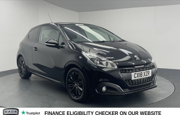 Used 2018 BLACK PEUGEOT 208 for sale in Manchester
