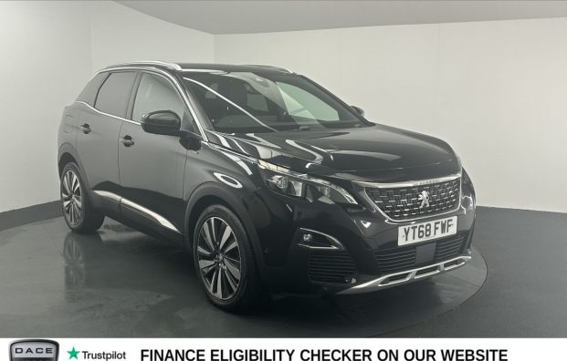 Used 2018 BLACK PEUGEOT 3008 for sale in Manchester