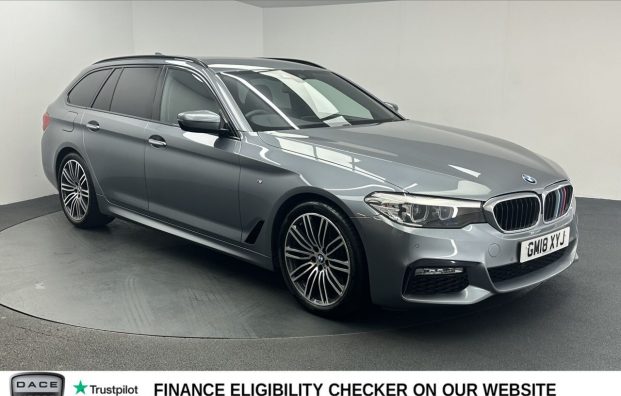Used 2018 BLUE BMW 5 SERIES for sale in Manchester