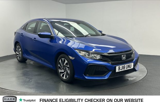Used 2018 BLUE HONDA CIVIC for sale in Manchester