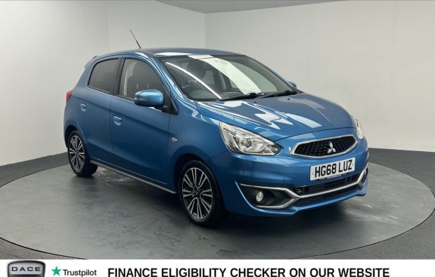 Used 2018 BLUE MITSUBISHI MIRAGE for sale in Manchester