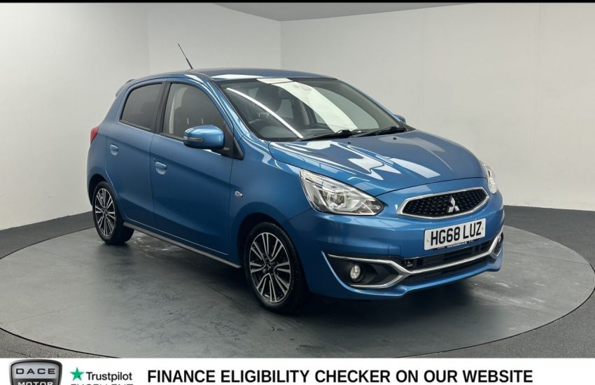Used 2018 BLUE MITSUBISHI MIRAGE for sale in Manchester