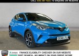 Used 2018 BLUE TOYOTA C-HR for sale in Manchester