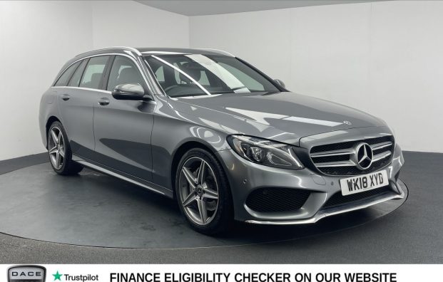 Used 2018 GREY MERCEDES-BENZ C-CLASS for sale in Manchester