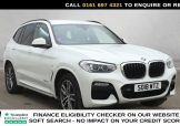 Used 2018 WHITE BMW X3 for sale in Manchester