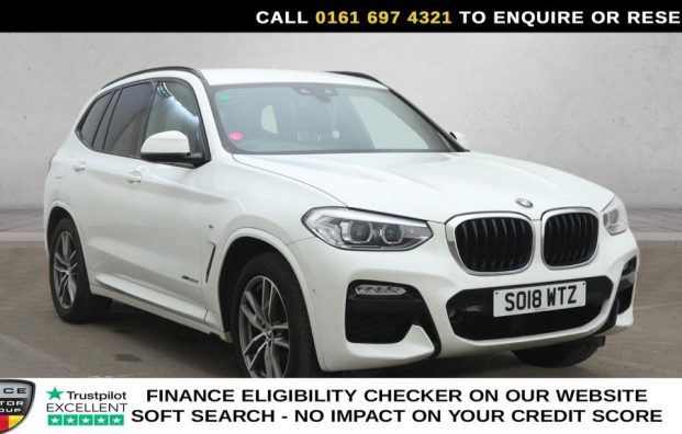 Used 2018 WHITE BMW X3 for sale in Manchester