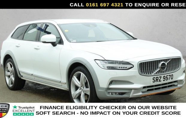 Used 2018 WHITE VOLVO V90 Cross Country for sale in Manchester