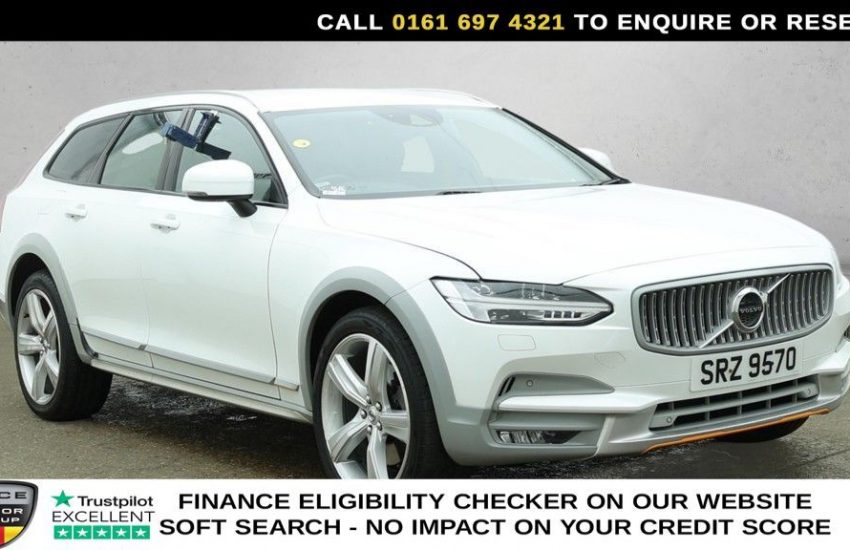 Used 2018 WHITE VOLVO V90 Cross Country for sale in Manchester