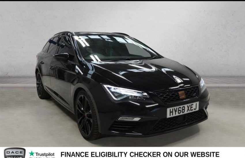 Used 2019 BLACK SEAT LEON for sale in Manchester