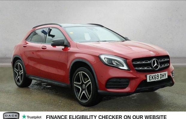 Used 2019 RED MERCEDES-BENZ GLA for sale in Manchester