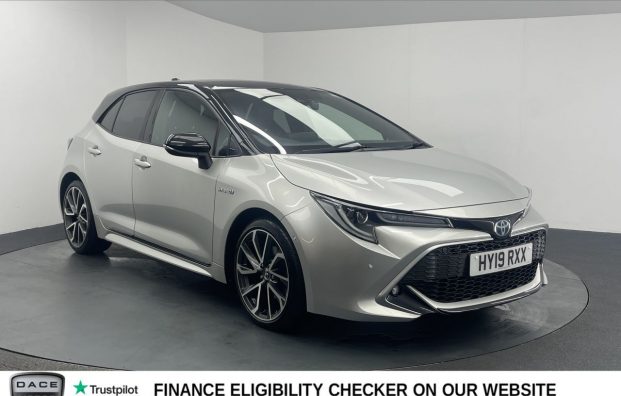 Used 2019 SILVER TOYOTA COROLLA for sale in Manchester