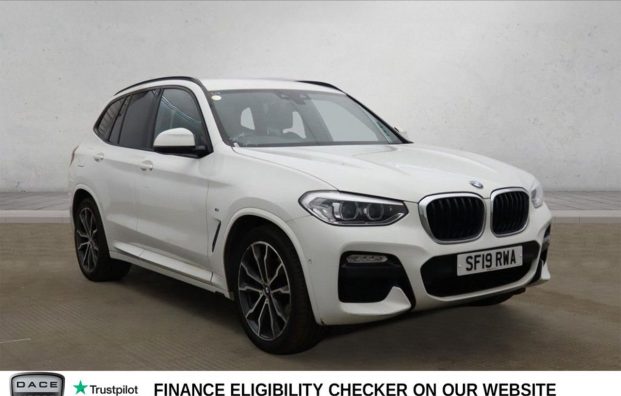 Used 2019 WHITE BMW X3 for sale in Manchester
