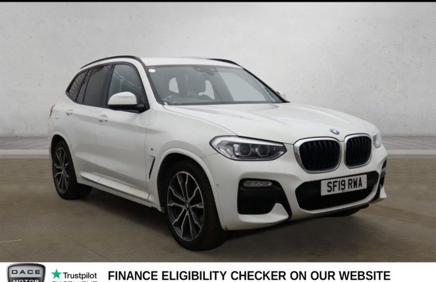 Used 2019 WHITE BMW X3 for sale in Manchester
