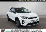 Used 2019 WHITE KIA STONIC for sale in Manchester