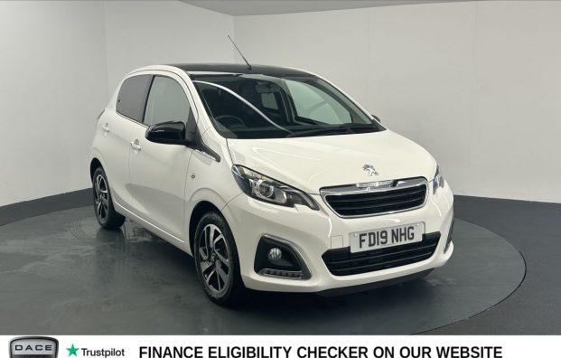 Used 2019 WHITE PEUGEOT 108 for sale in Manchester