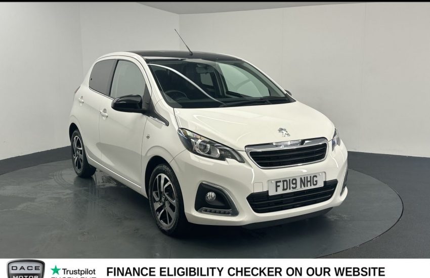 Used 2019 WHITE PEUGEOT 108 for sale in Manchester