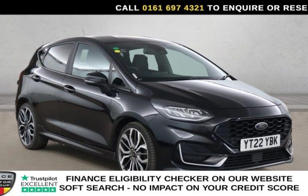 Used 2022 BLACK FORD FIESTA for sale in Manchester