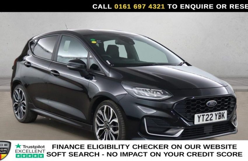 Used 2022 BLACK FORD FIESTA for sale in Manchester
