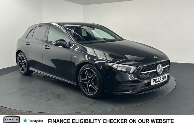 Used 2022 BLACK MERCEDES-BENZ A-CLASS for sale in Manchester