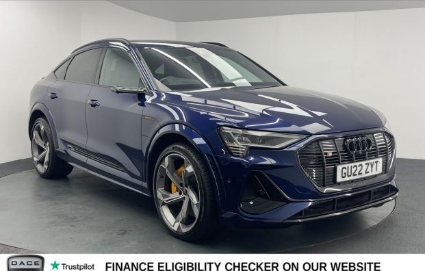 Used 2022 BLUE AUDI e-tron S for sale in Manchester