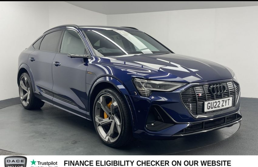 Used 2022 BLUE AUDI e-tron S for sale in Manchester