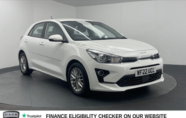 Used 2022 WHITE KIA RIO for sale in Manchester