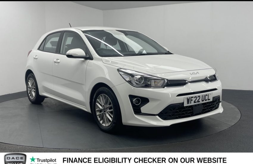 Used 2022 WHITE KIA RIO for sale in Manchester