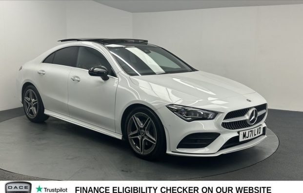 Used 2022 WHITE MERCEDES-BENZ CLA for sale in Manchester